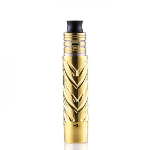 RNV Designs - Katana Mechanical Mod - Vaping Outlaws Zane RDA Brass Bundle