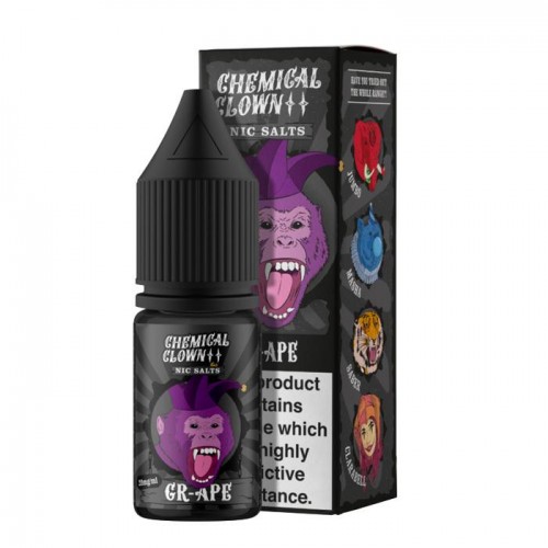 Chemical Clown Gr-Ape 10ml Nicotine Salt E-Li...