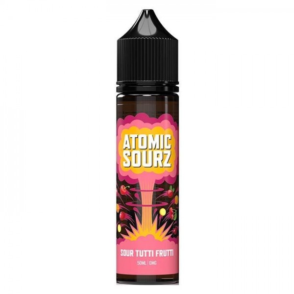 Atomic Sourz – Sour Tutti Frutti 50ml Short Fill E-liquid