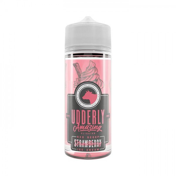 Udderly Amazing Range 100ml Strawberry Ice Cr...