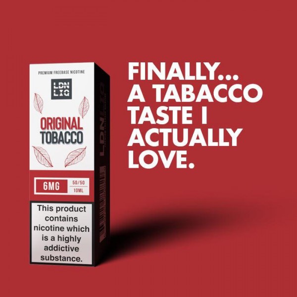 LDN LIQ Original Tobacco - 10ml E-Liquid