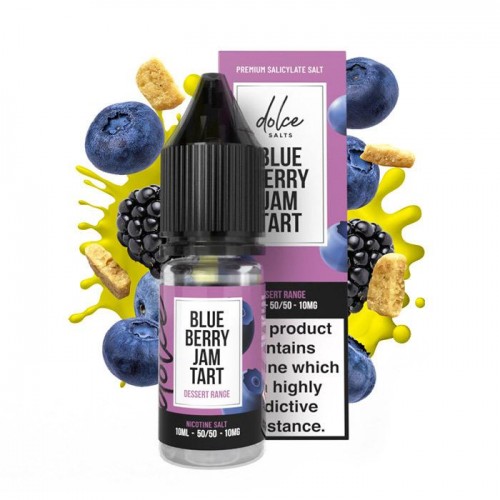 Dolce Salts Blueberry Jam Tart - 10ml Nicotin...
